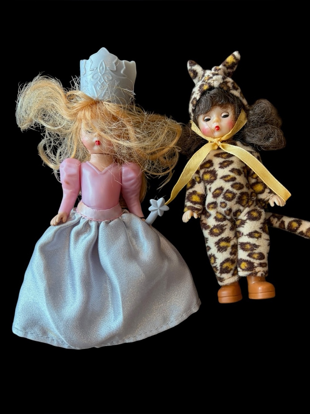 Vtg Madame Alexander McDonald's Happy Meal Doll Lot - 2007 Glinda & 2003 Leopard